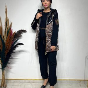 Conjunto Charlize 3 piezas leopardo