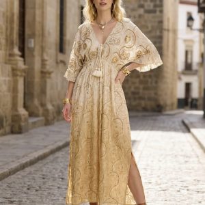 vestido ref estambul champagne