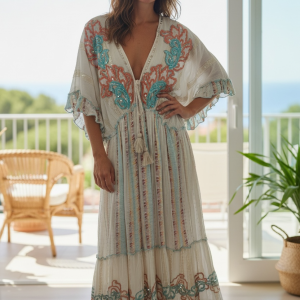 vestido premium boho