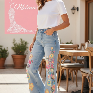 vaquero paris flores rosas