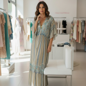 Vestido boho premium espejo